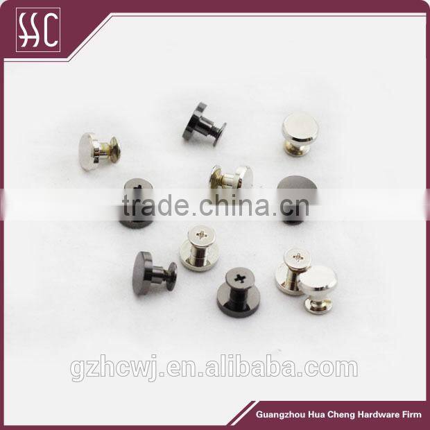 flat nail handbag rivert snap fastener bag accessory