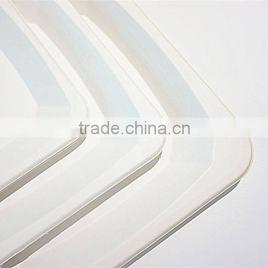 High Quality Different Size Biodegradable Sugar Cane Bagasse Pulp Square Plates
