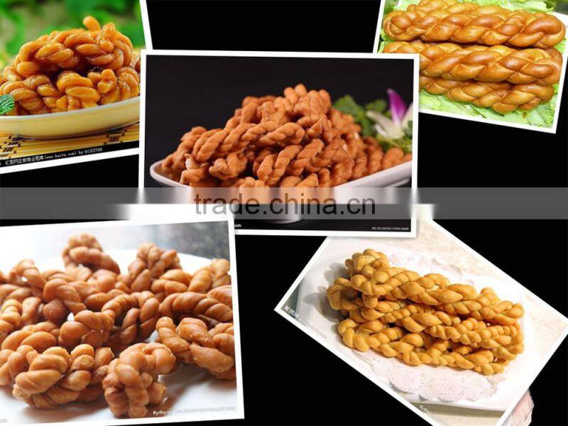 China Traditional Snacks Fried Dough Twist Machine Production Line