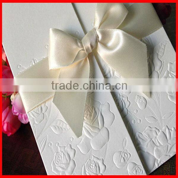 2014 New Fashion Top Grade Handmade Invitation Card For Wedding