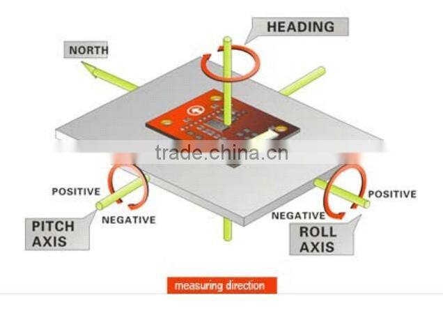 DCM301B High Accuracy 3D Compass Sensor Circuit Board E Compass Sensor PCB Board With Heading Accruacy 0.5deg Tilt Angle +/-90
