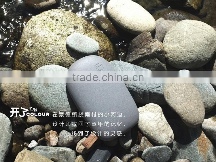 Mini USB stone power bank 9600mah for smart phone