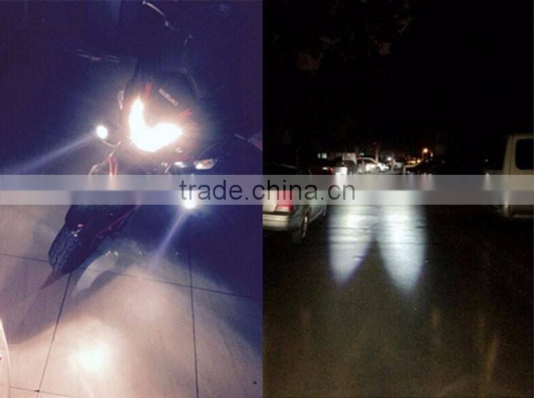 wholesale waterproof U7 motorcycle angel eye headlight and motorcycle evil eye headlight