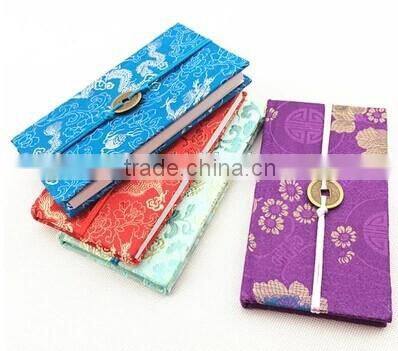 chinese style cloth coated notebook