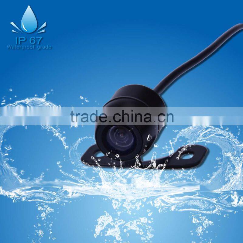 CCD butterfly rearview cameras for universal car with 170 degree angle