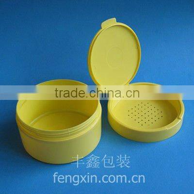 140ml yellow talcum powder jar