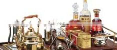 two layer Stainless Steel Mobile Beer Cart(beverage cart)