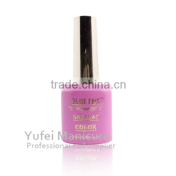 Blue fox 10ml soak off uv led nail gel polish