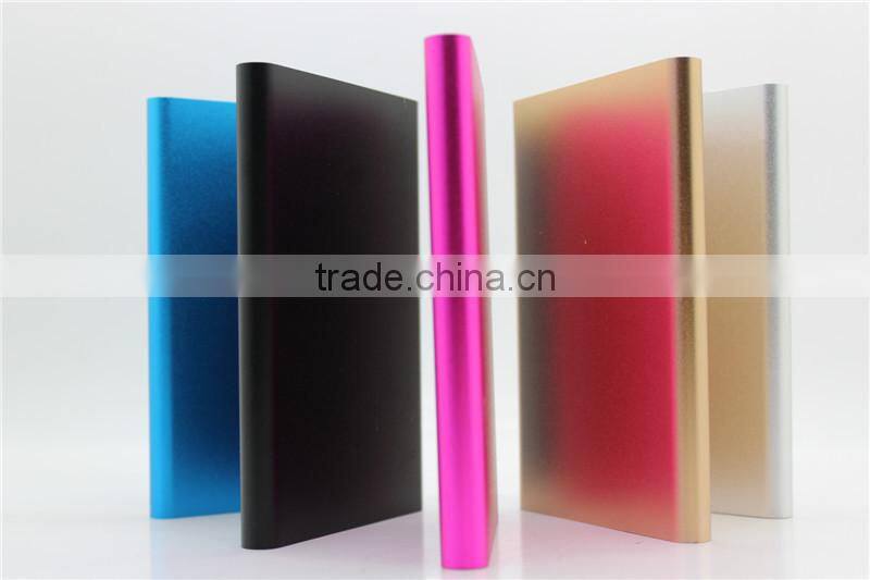 New mini power bank 4000mah metal shell power bank with With LED Torch