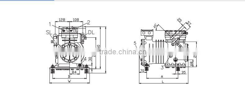 compressor LA40-0400 Semi-hermetic Copeland Compressor refrigeration compressor