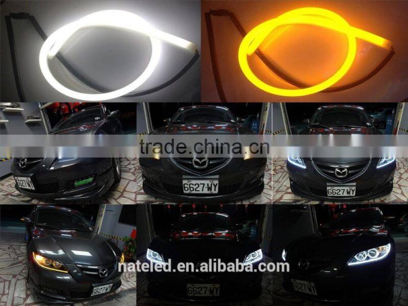 car universa led flexible drl strip daytime running light
