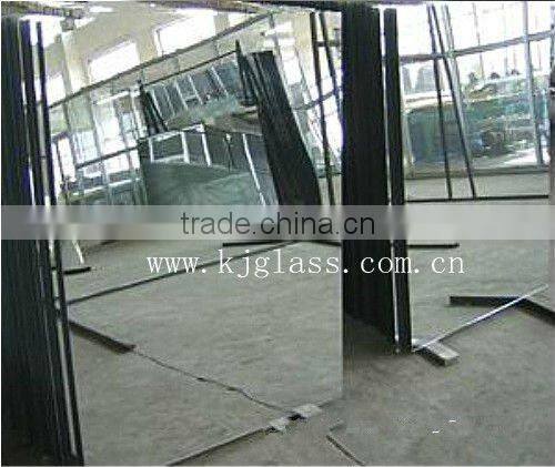 silver mirror with bevelled edge