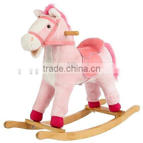 moving animated plush horse