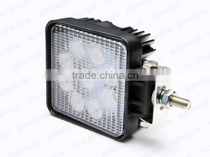 High Quality 27w Light For Off Road Suv Cars Rectangle Car Led Work Light