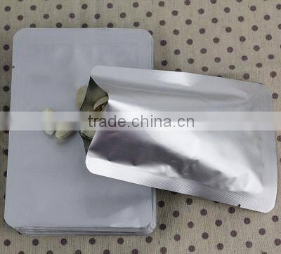 Aluminum foil zipper pouch with window