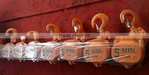 China vital hand pulling block, manual chain hoist