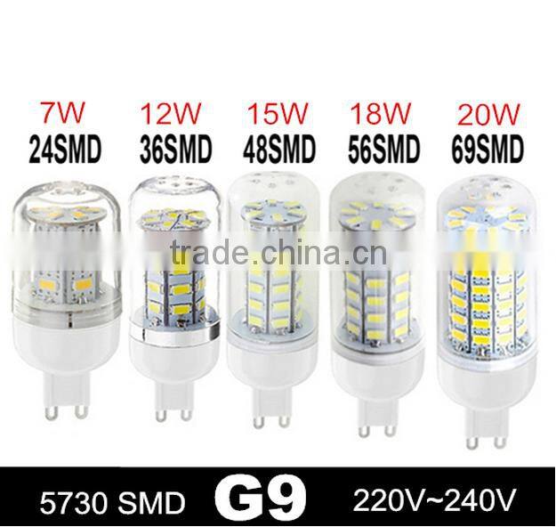G9 GU10 B22 LED Corn Bulb Lights 5730SMD LED lamp For Chandelier Candle Lighting
