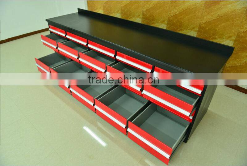 China factory iso durable 72 inch iron material drawer cabinet sets for workshop and garage