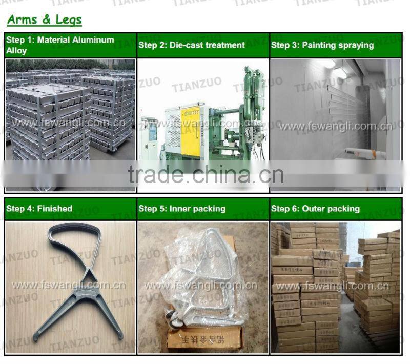 3-seater PU moulded foam waiting chair