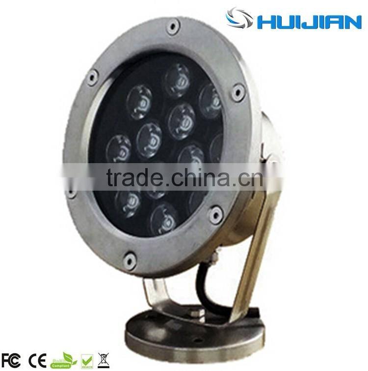 colorful outdoor fountains light led underwater light 12W RGB 24V