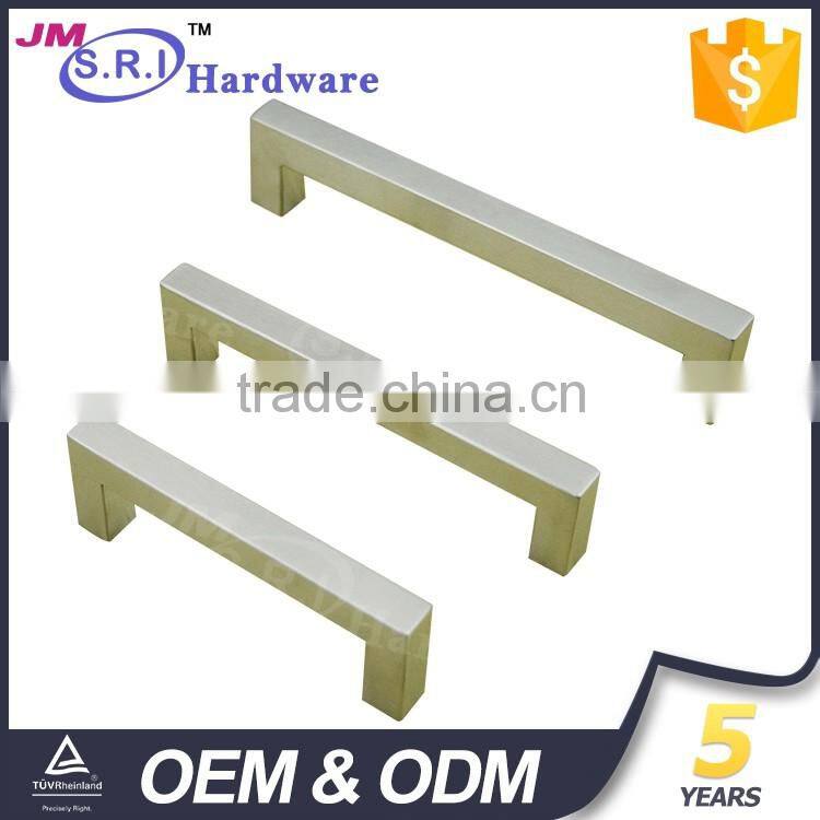 Modern popular square stainless steel furniture cabinet handle