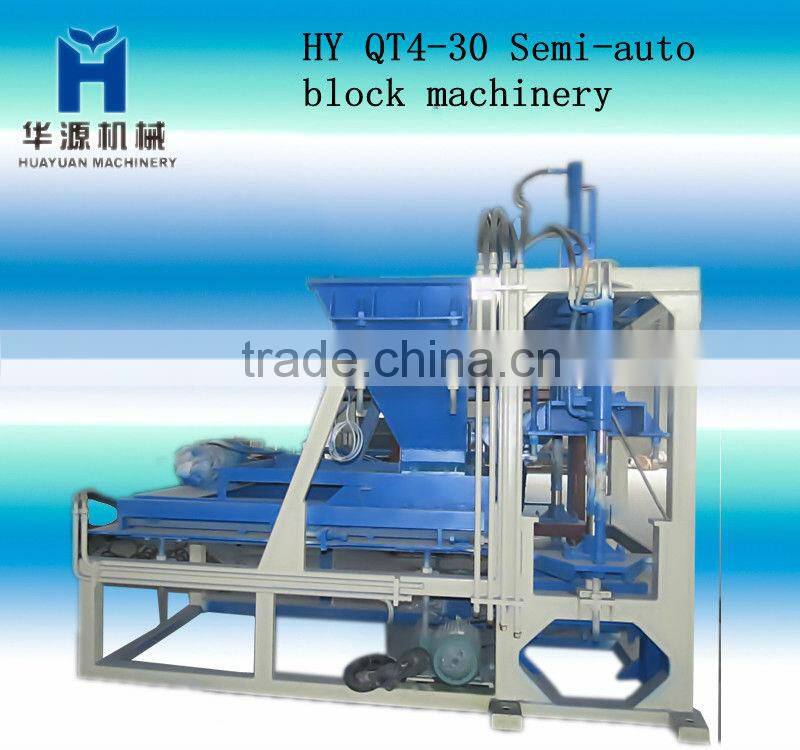 Manual concrete block making machine from china HYM4-30