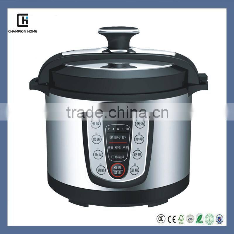 2015 New arrival intelligent electric pressure cooker multifunction rice pressure cooker