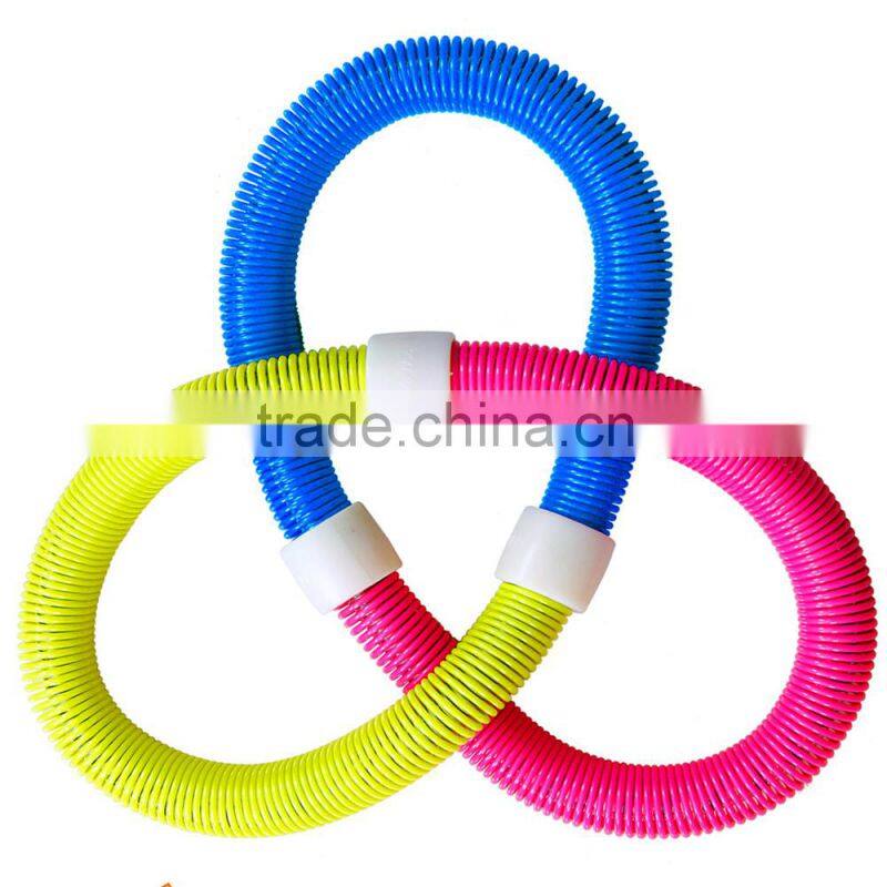2015 the newest type PVC elastic hoola hoop/ elastic hula hoop with high quality