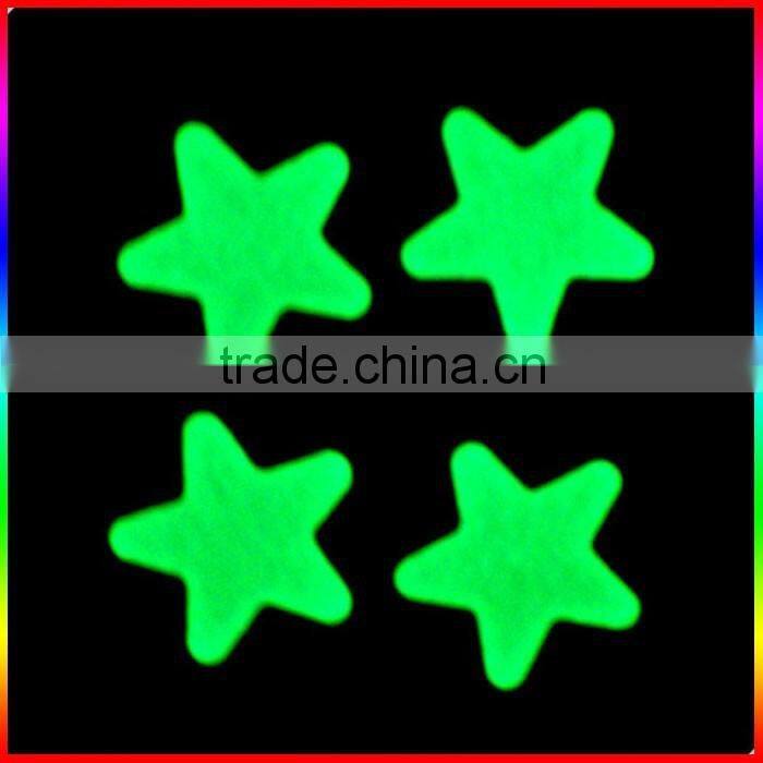 round glow in dark label, luminous adhesive stickers