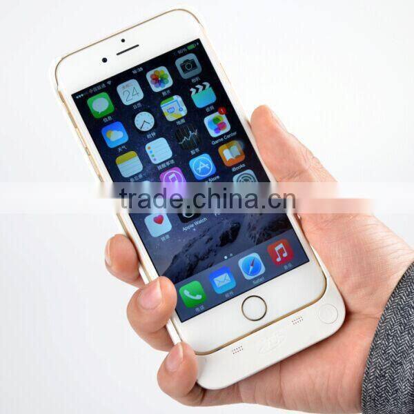 2015 Rechargeable External Battery Backup Charger Case Cover Pack Power Bank for Apple iPhone 6