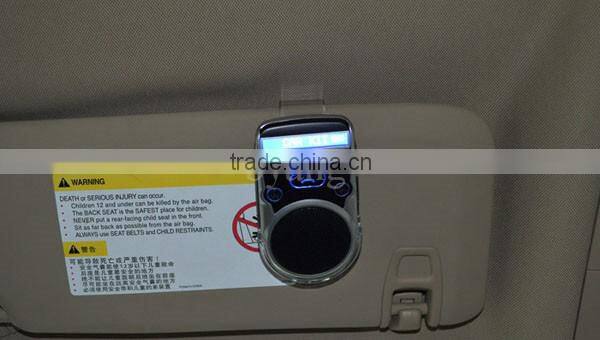 G3 Solar Power Bluetooth Handsfree Car Kit with LCD Screen and Clip