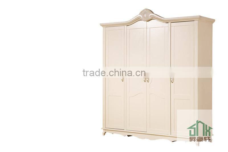 High quality kerala wood bedroom wardrobe model wardrobe wood HA-821# solid wood wardrobe