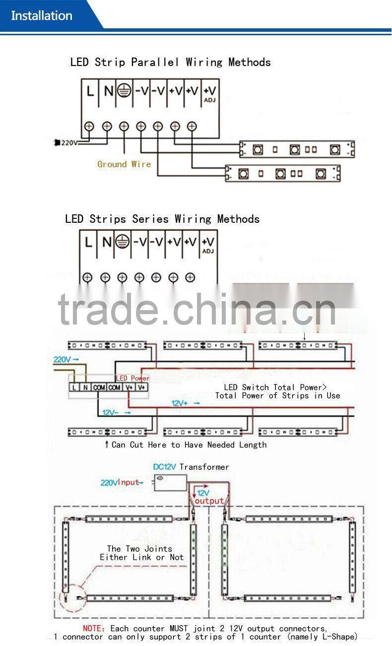 S Shape strips SMD2835 0.1W/0.2W 72leds Flex LED Strip Light for Backlit Letters Signage Flexible strips