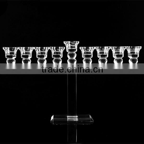 Fashion crystal candle holder, crystal candlestick for home decoration