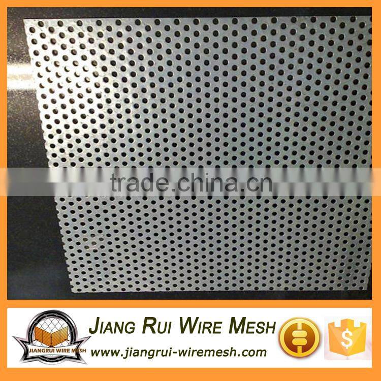 Decorative facade panel perforated metal mesh