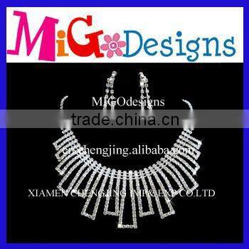 elegant Wedding bridal Fancy Necklace Earrings Tiara