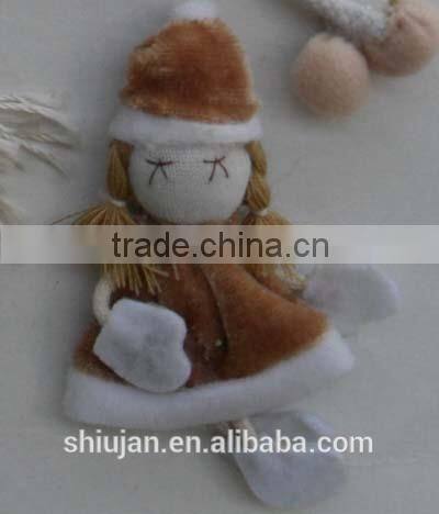 Fancy garment accessory cloth doll/ knitting patterns toy on children clothing