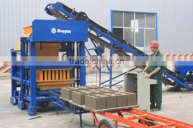 Small QT4-25 full automatic hydraulic brick making machine with low cost