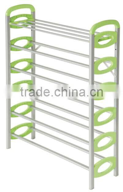 White Resin 20 Pair Shoe Rack