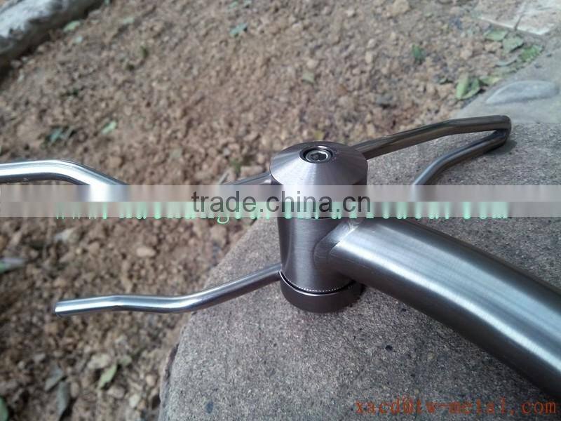 Made Titanium seat post combine saddle rails customize XACD seat post with saddle rails titanium bicycle seat post
