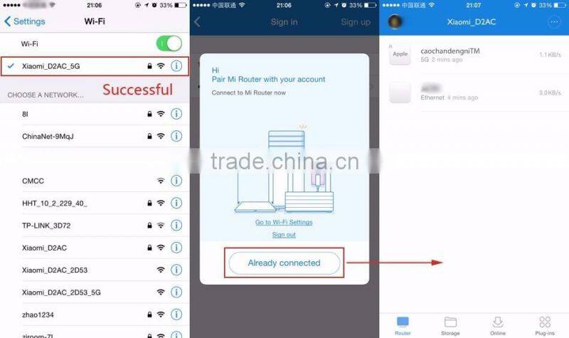 Original Xiaomi Router 3 Mi WiFi Router 4 Antenna Roteador Dual Band 2.4G/5G 867Mbps USB With Smartphone APP Control