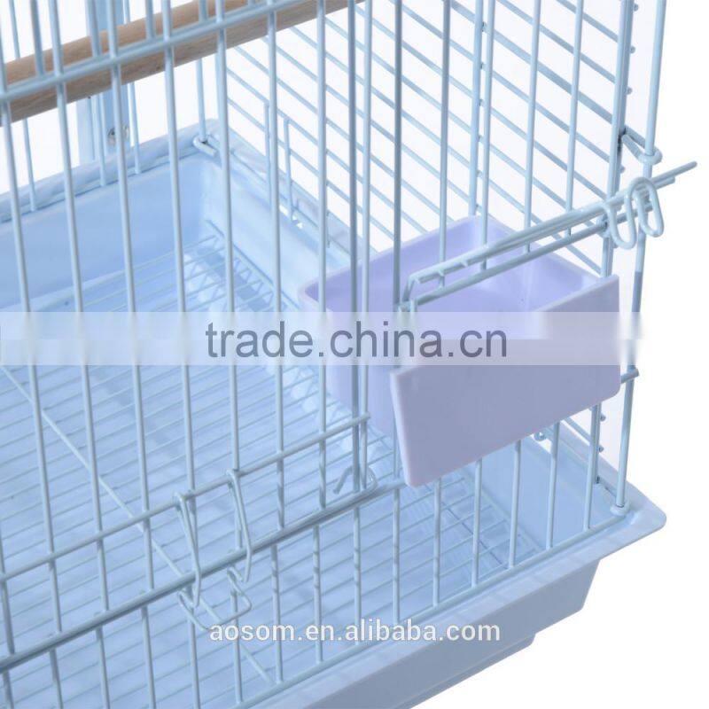 Pawhut 58" White Garden Decor Metal Bird Cage