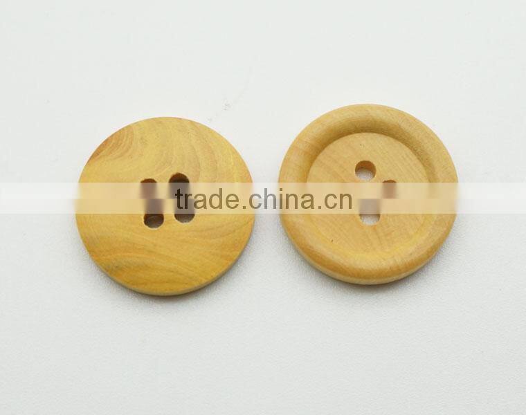 4 holes natural wood buttons