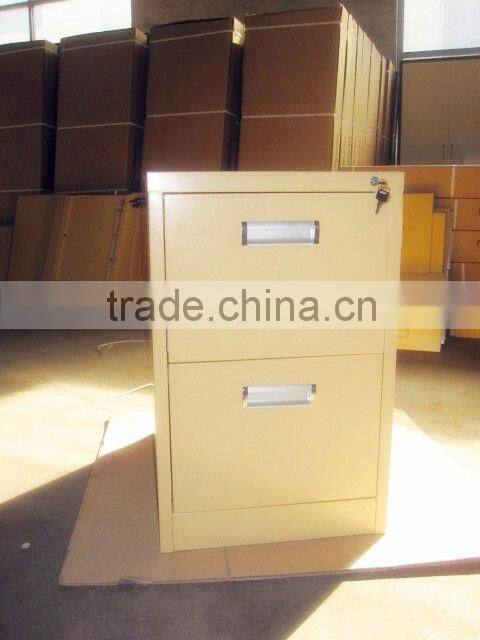 Modern design aluminium alloy Office Cabinet with 2 Drawers