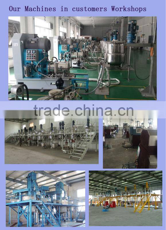 Industrial three stages Inline high shear mixer for liquids chemicals