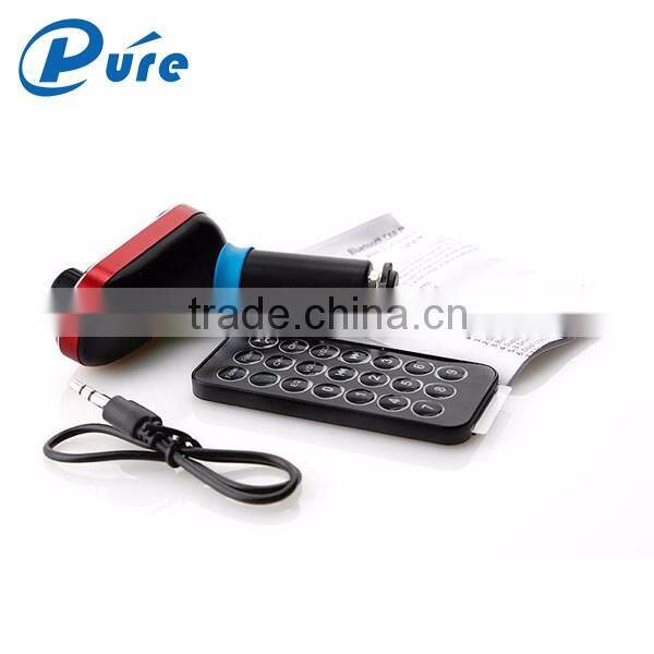 Best Wireless Multifunctional Bluetooth Handsfree Car Kit Adapter FM Transmitter Calling Car Charger