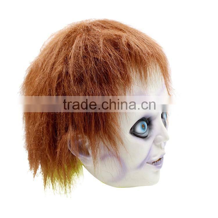 Realistic Halloween Face Carnival Boy Masquerade Latex Masks for Men