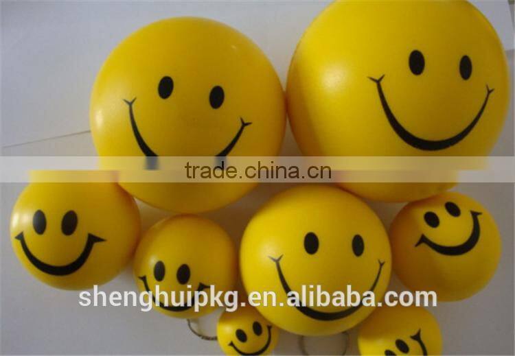 Best Selling PU Full Printing Ball/PU Foam Anti Stress Game Ball/Cheap Stress Ball