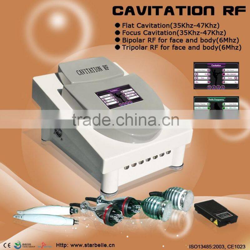 Liposuction Cavitation Bipolar RF Slimming Machine