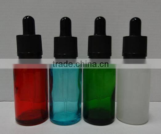 5ml,10ml,15ml,20ml,30ml,50ml clear glass essential oil e liquid dropper bottles